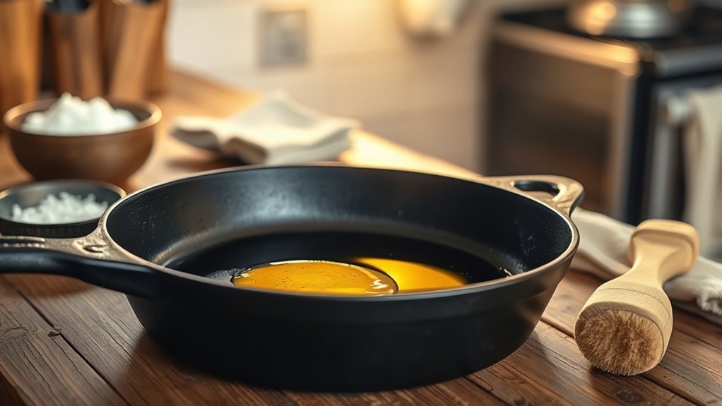 properly season cast iron