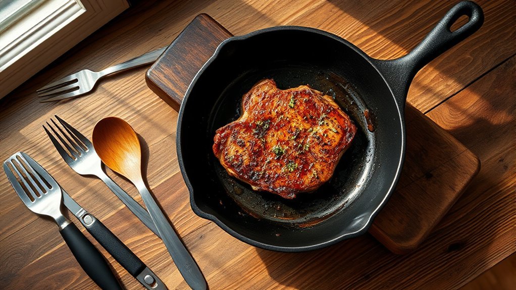 protect cast iron seasoning