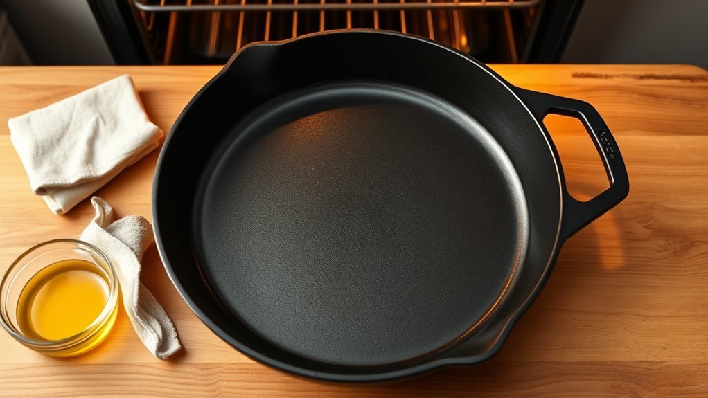 season cast iron skillet
