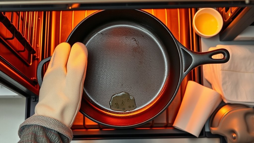 seasoning a cast iron