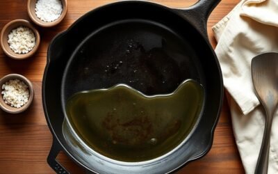 seasoning cast iron skillet