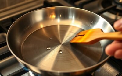 stainless steel pan temperature guide