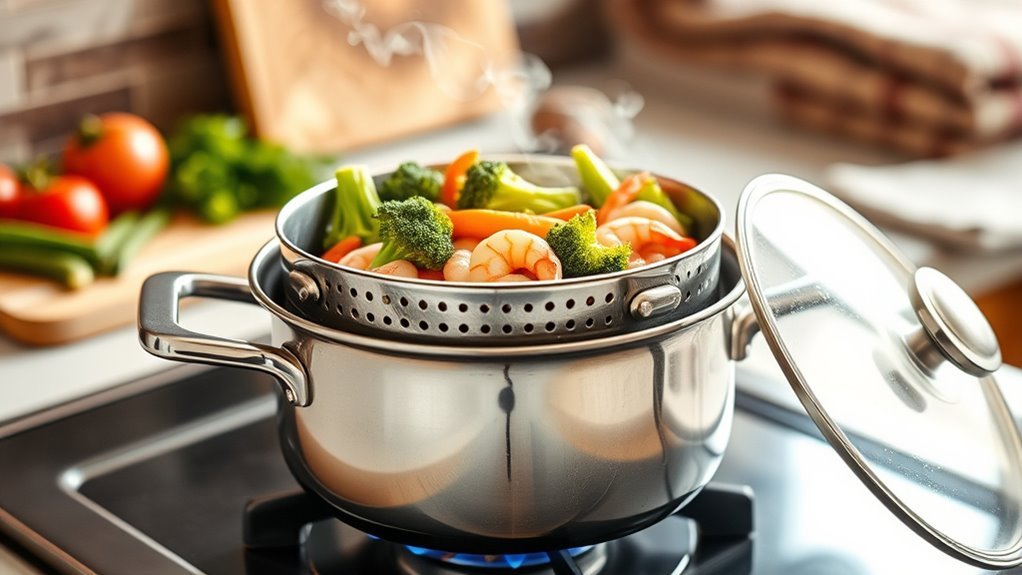 steam cooked healthy meals