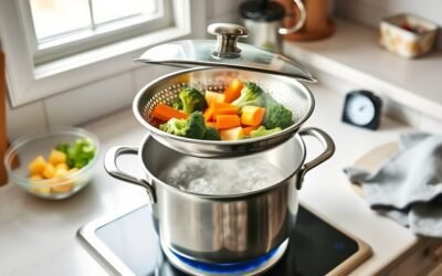 using a steamer pot