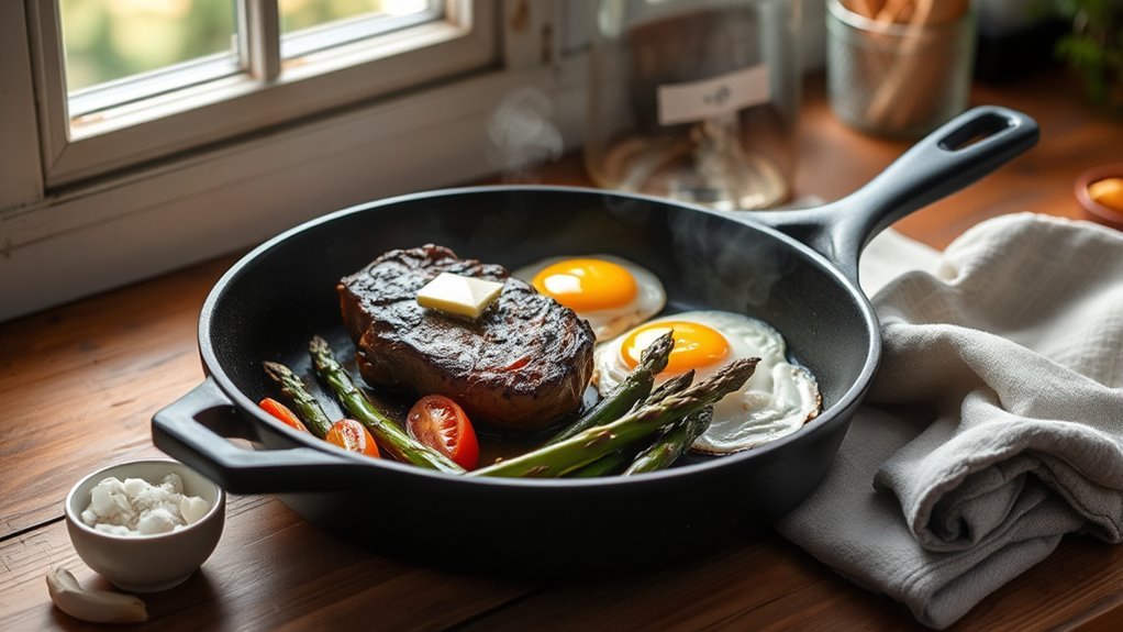 versatile cast iron cooking