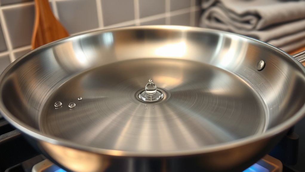 water droplet temperature test