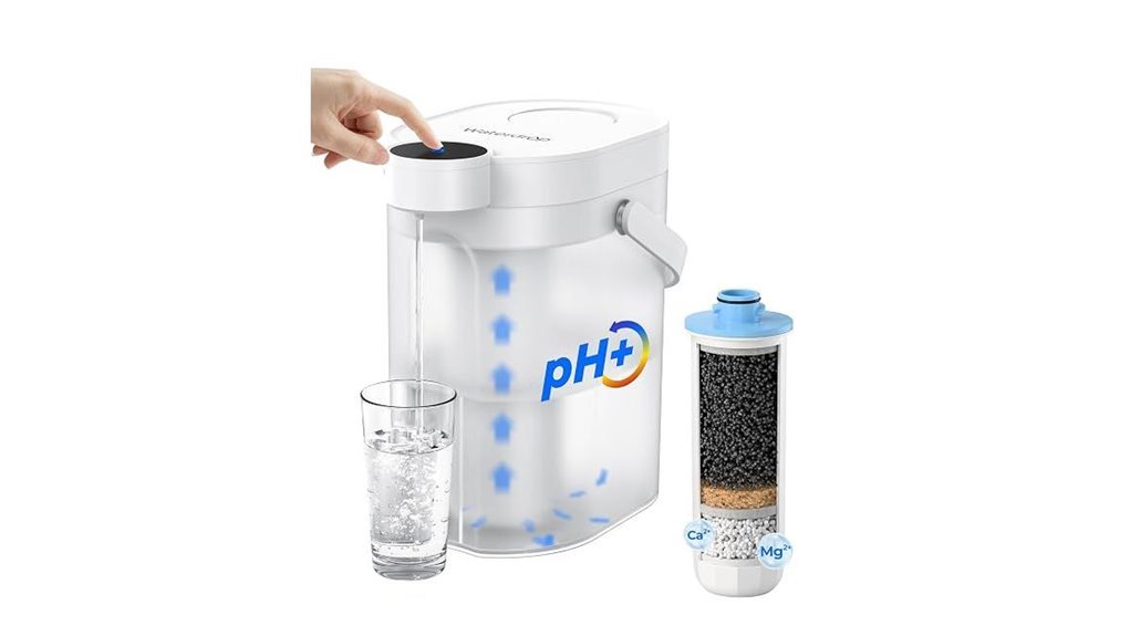 alkaline water filter dispenser