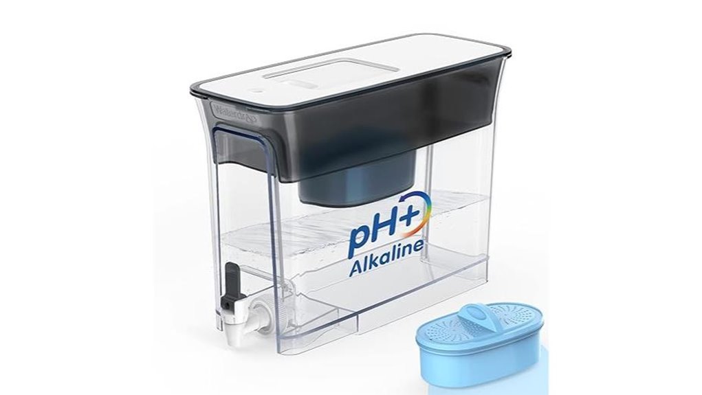 alkaline water filter dispenser