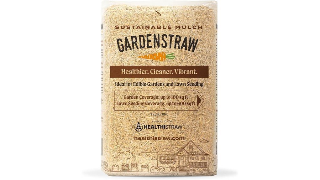 all natural wheat straw mulch