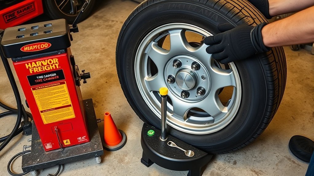 Balancing a wheel after mounting a tire for smoother driving