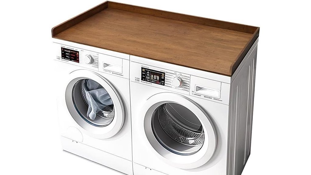 bamboo countertop laundry solution
