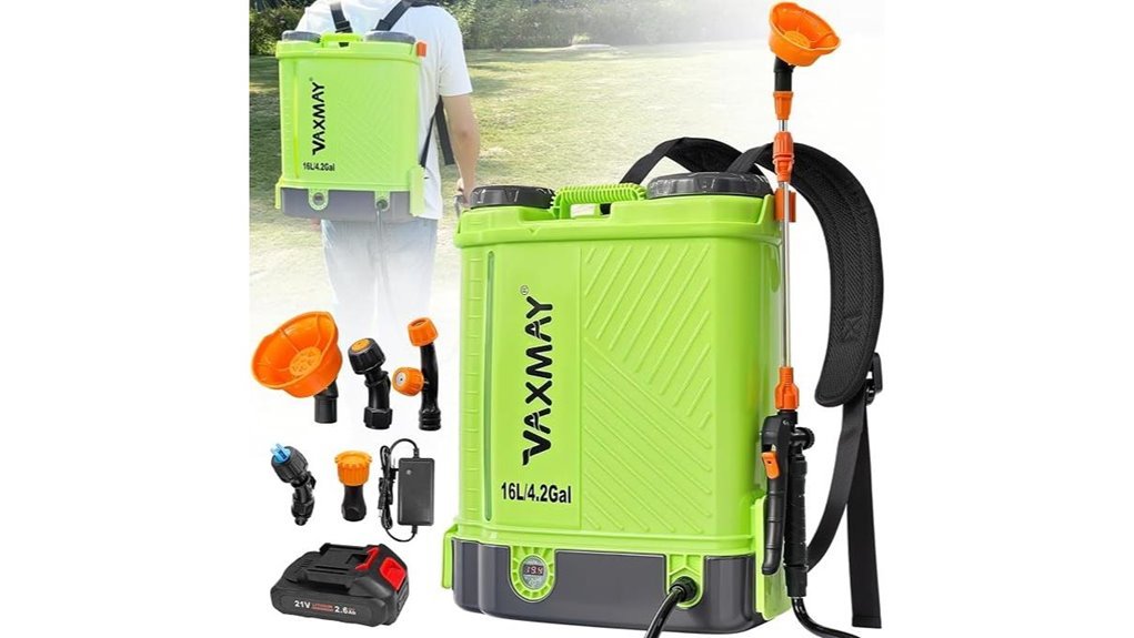 battery operated backpack sprayer