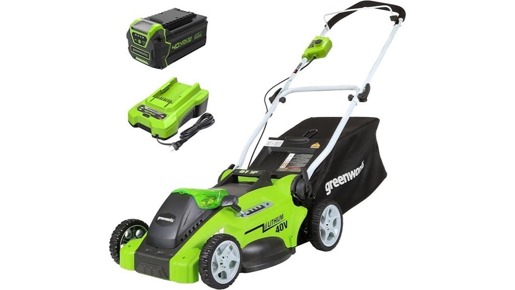 battery powered push mower