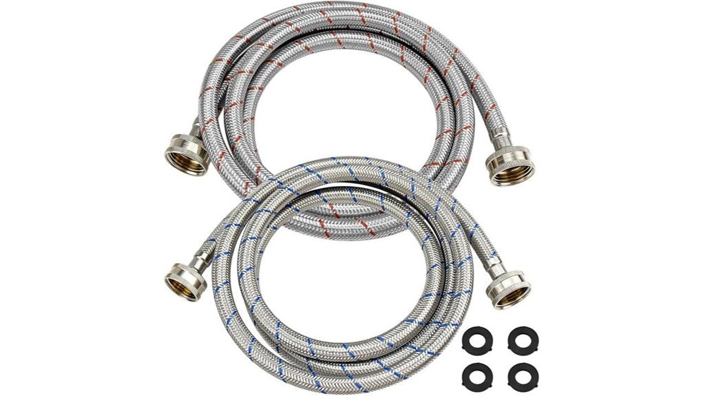 braided washer supply hoses