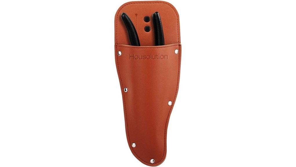 brown pruner tool sheath
