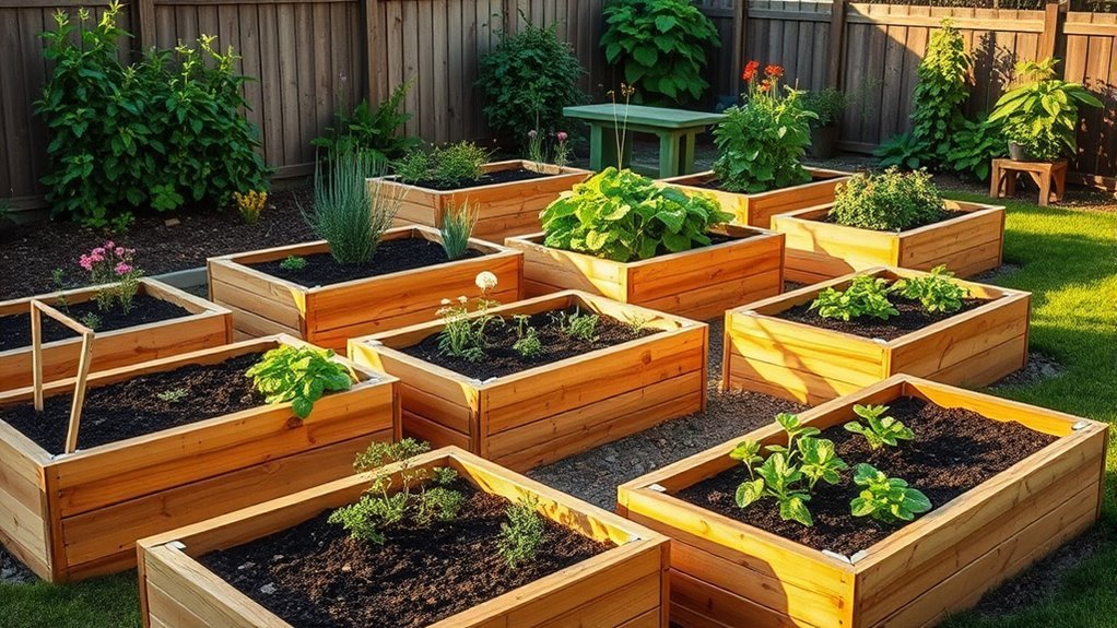cedar raised garden beds