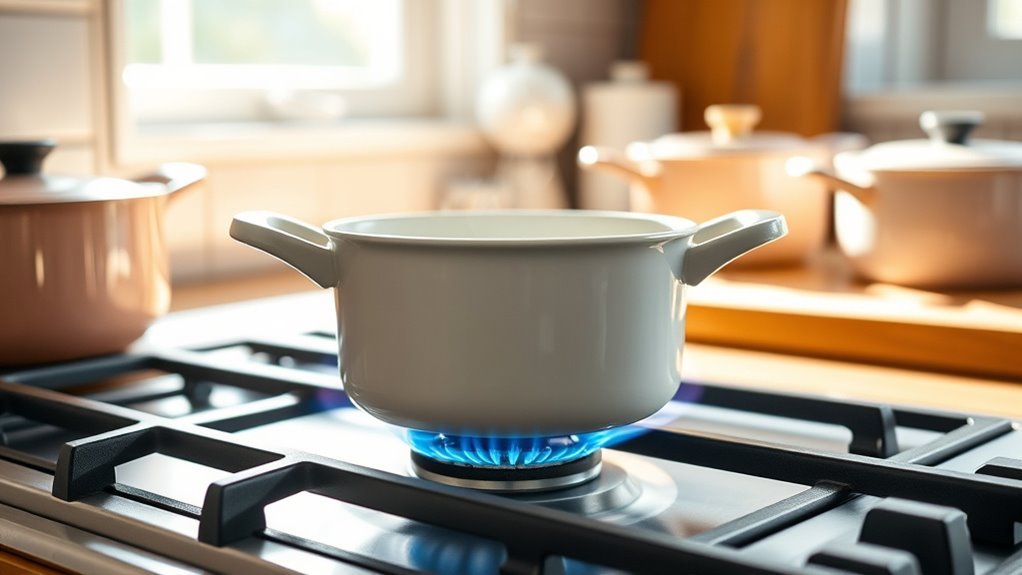 ceramic cookware gas stove compatibility