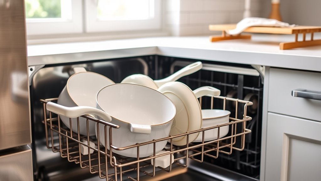 ceramic pans dishwasher safety guide