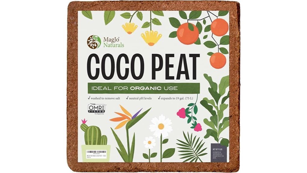 coconut coir growing medium