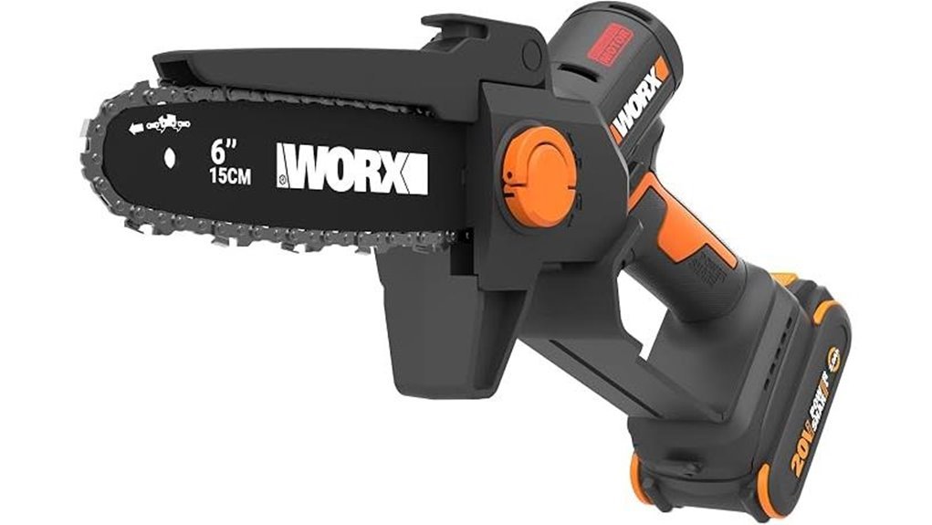 compact battery powered pruning saw