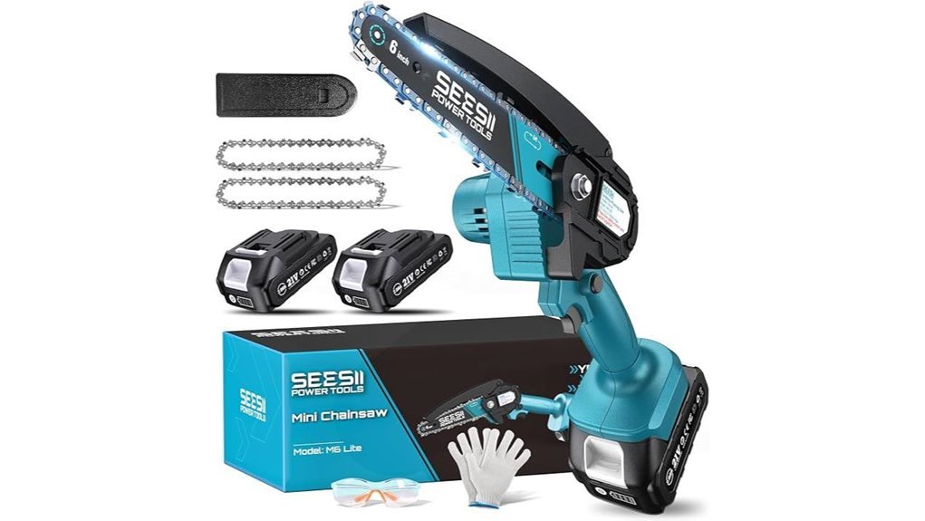 compact cordless chainsaw kit