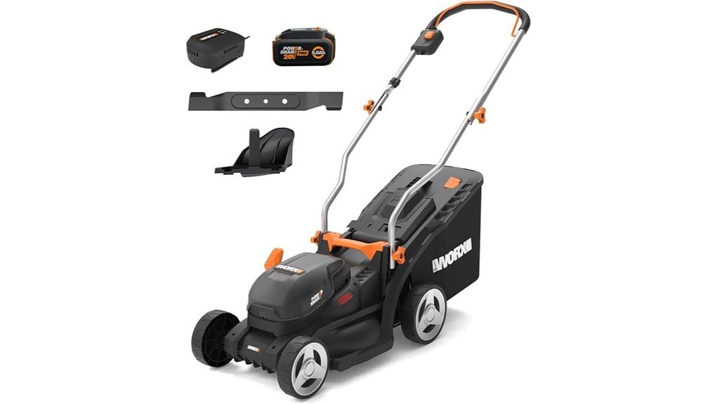 compact cordless lawn mower