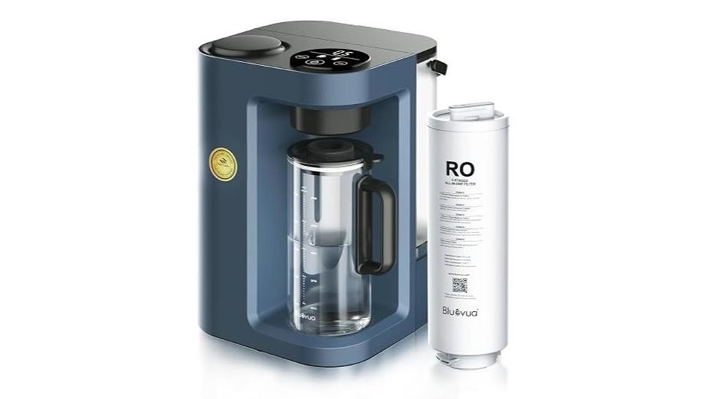 compact countertop water filter