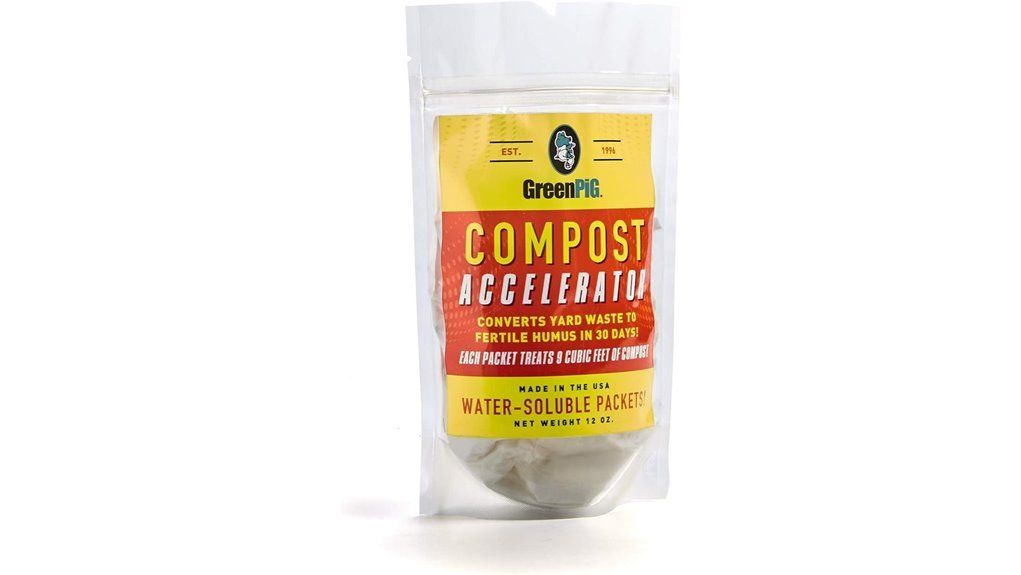 compost accelerator in packets