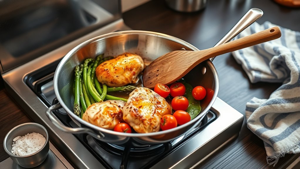 cooking tips for stainless steel