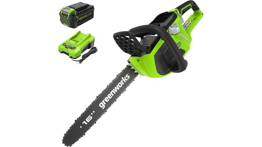 cordless battery powered chainsaw