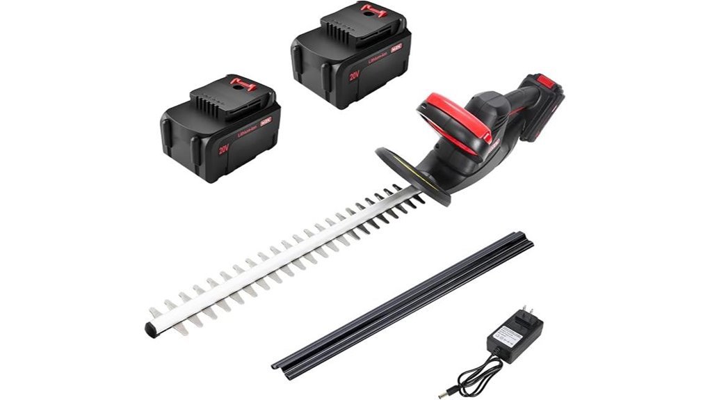 cordless hedge trimmer kit