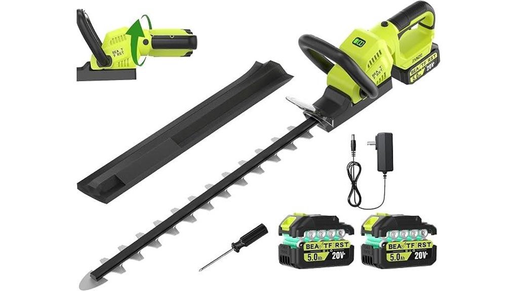 cordless hedge trimmer kit
