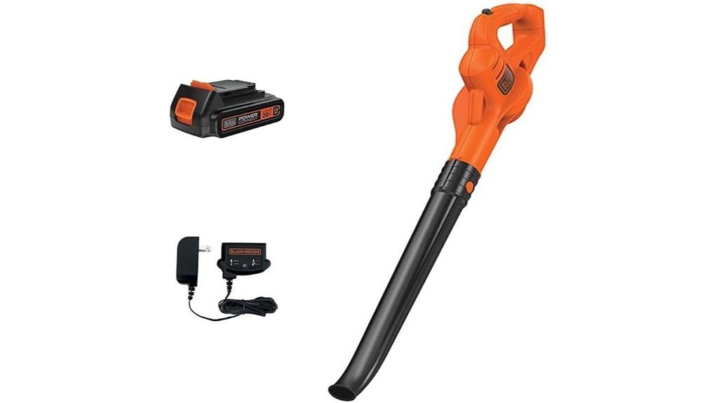 cordless leaf blower included