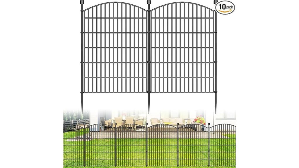 decorative dog barrier fence