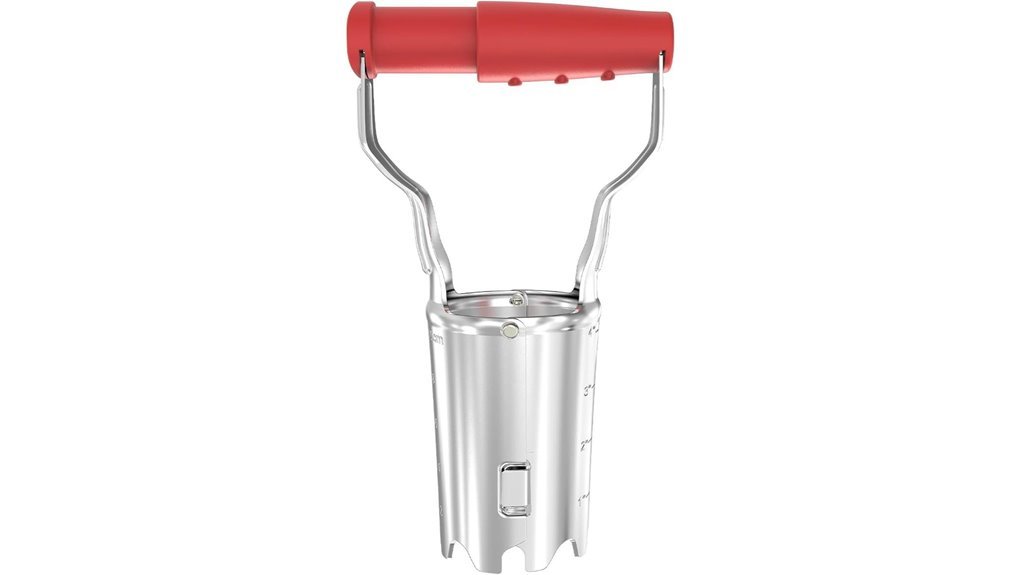 depth marked bulb planter