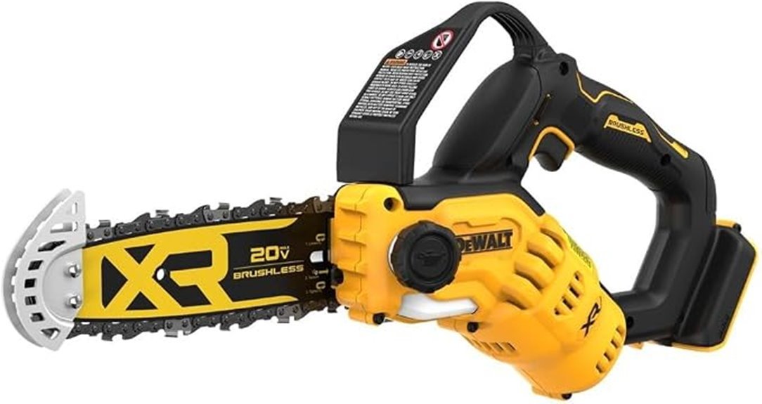 dewalt 20v pruning chainsaw