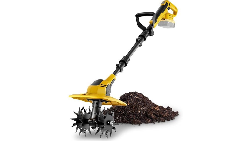 dewalt cordless tiller cultivator