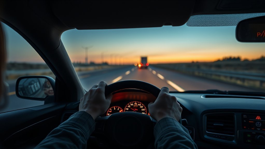 driver taking regular rest breaks during a long road trip