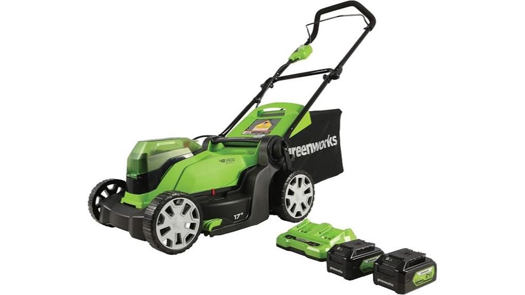 dual battery lawn mower