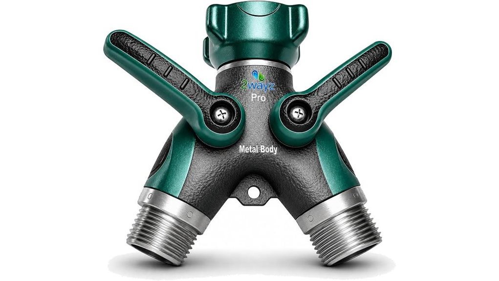 durable dual hose splitter