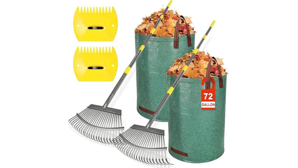durable garden leaf rakes