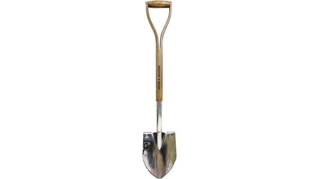 durable stainless steel spade