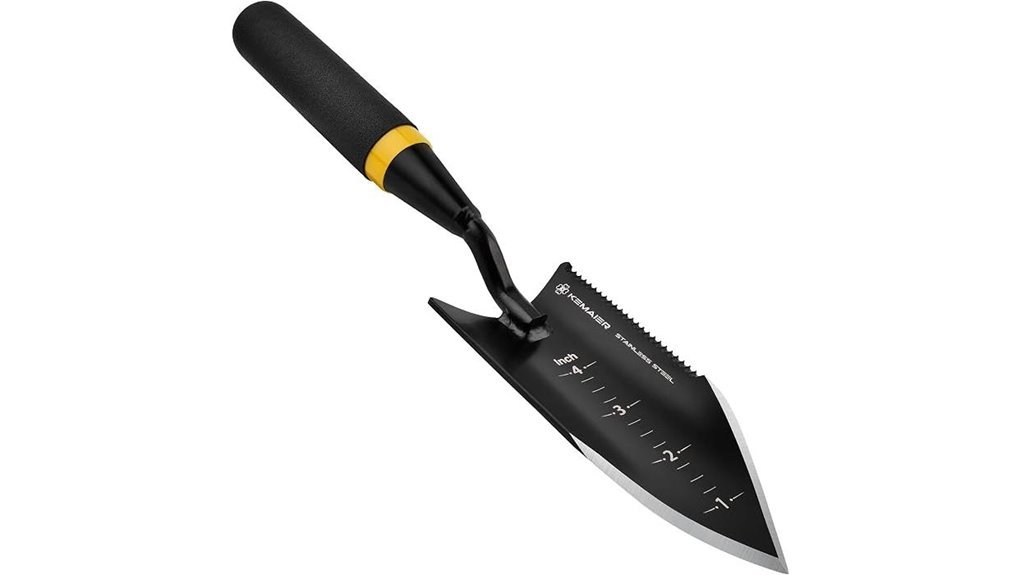 durable stainless steel trowel