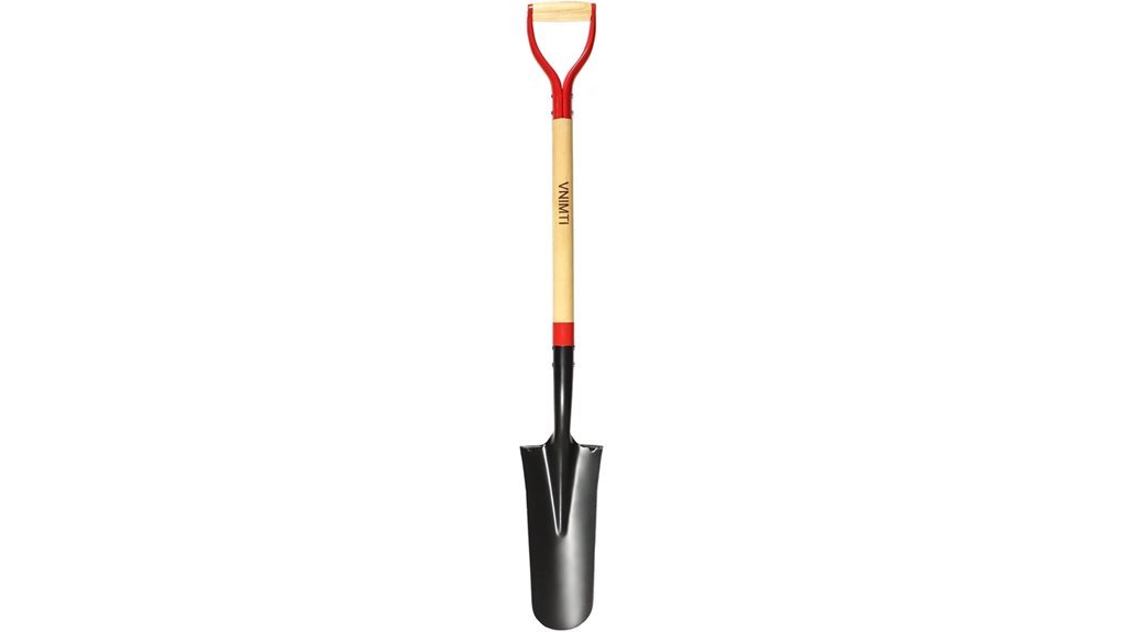 durable steel spade shovel