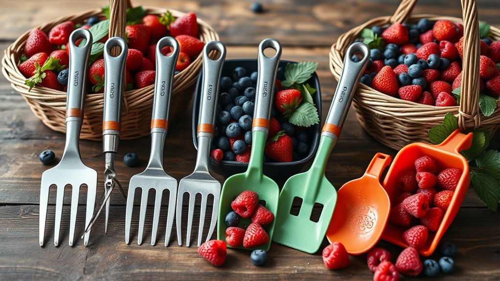efficient berry harvesting tools