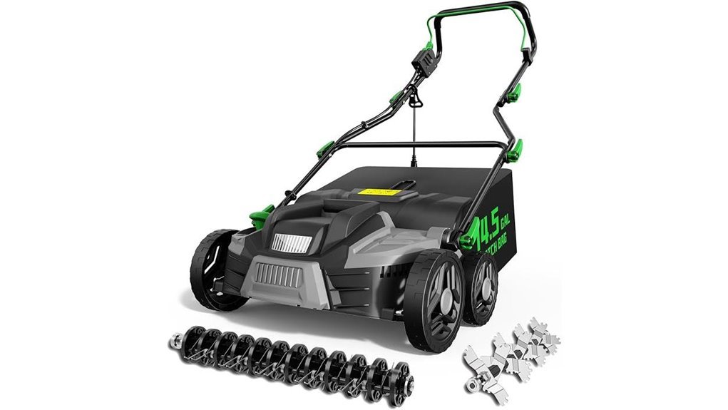 electric dethatcher scarifier upgrade