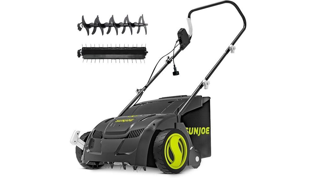 electric lawn dethatcher tool