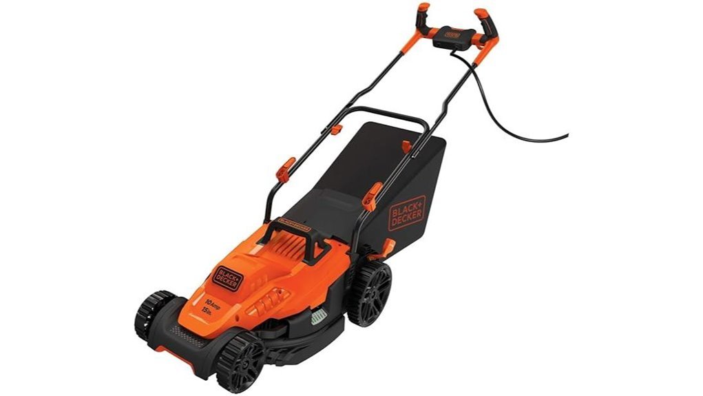electric lawn mower 15 inch