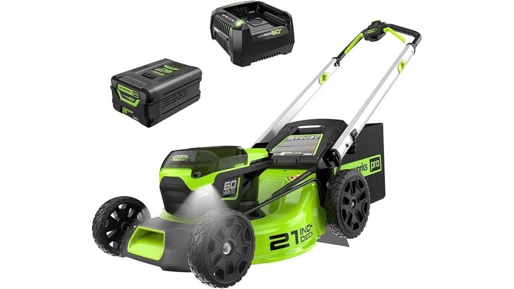 electric lawn mower bundle