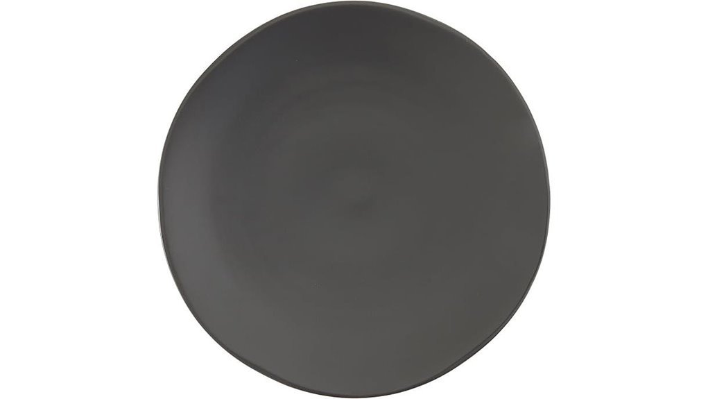 elegant matte show plates